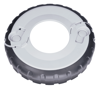 Wheel with overmould