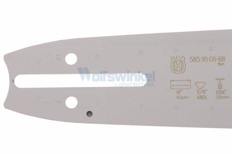 Husqvarna zaagblad 3/8 45cm 1.5 68 breed