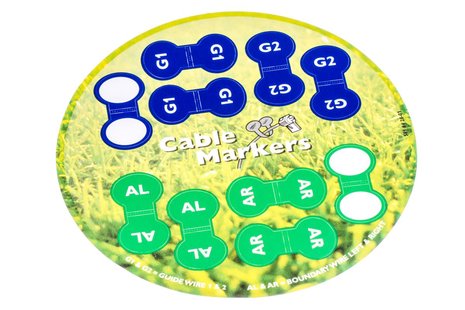 Sticker cable markers kit 10 pieces