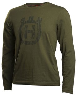 Husqvarna shirt lange mouw bark camo s