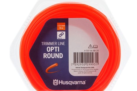Husqvarna opti round ø2.4mm 15m oranje