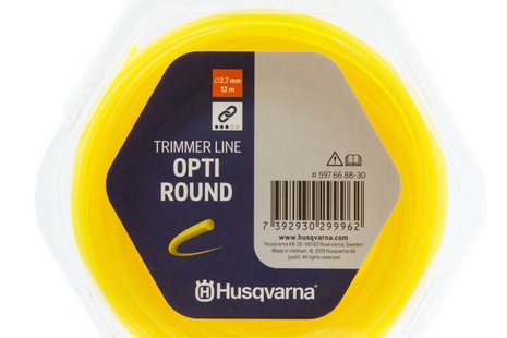 Husqvarna opti round ø2.7mm 12m geel