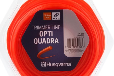 Husqvarna opti quadra ø2.4mm 70m oranje