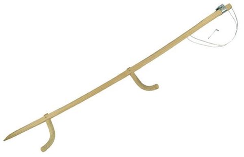 Houten Zeisboom Gebogen – 175 cm | 2 Handvatten