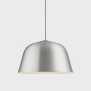 Muuto Ambit Hanglamp Geborsteld aluminium, Ø25 cm