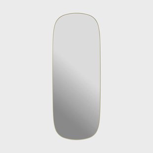 Muuto Framed spiegel Light yellow-clear, 118x44,5 cm