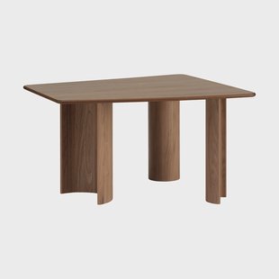 Muuto Re-norm tafel Gelakt walnootfineer, 130x120 cm