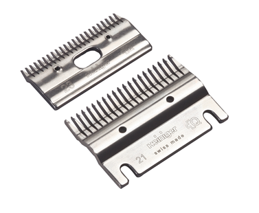 Heiniger Messenset 21/23 – Standaard scheermessenset voor runderen en paarden