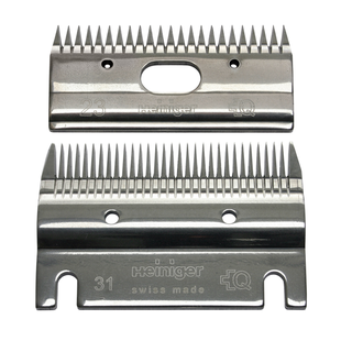 Heiniger Messenset 31F/23 – Fijne scheermessenset voor paarden en runderen