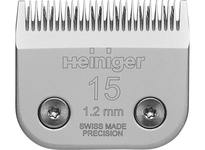 Heiniger Saphir Messenset nr. 15 – 1,2 mm scheerkop “Red Line” voor katten en honden