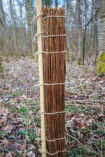 Bio beschermingsnet van wilg 110cm 14cmø