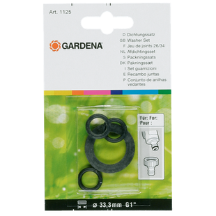 Gardena setje rubberringen