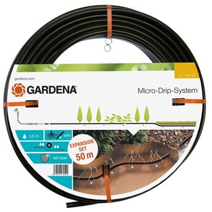 Gardena druppelbuis 13.7mm 50m. uitbreid