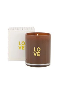 Zusss Geurkaars Glas Love Bruin