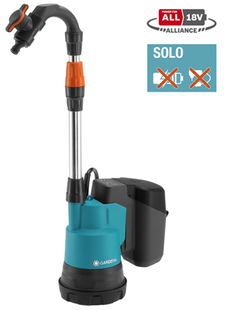 Gardena Accuregentonpomp 2000/2 18V P4A solo – 2000 liter/uur - 2 Bar