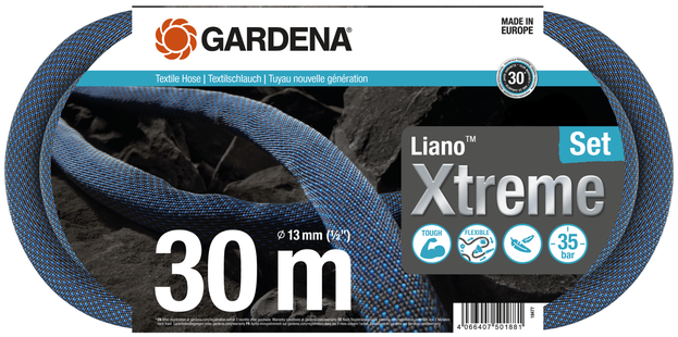 Gardena textielslang liano™ xtreme 30m,