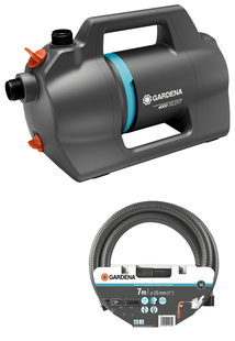 Gardena Besproeiingspomp 4100 Silent Set – 4100 liter/uur - 3,6 Bar met aanzuigslang