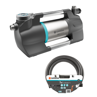Gardena Besproeiingspomp 5600 Silent+ – 5600 liter/uur - 4,7 Bar met aanzuigslang