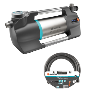 Gardena Besproeiingspomp 6500 SilentComfort – 6500 liter/uur - 5,0 Bar met aanzuigslang