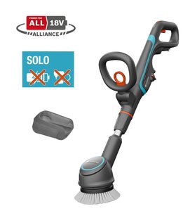 Gardena AquaBrush Compact Accu-Multireiniger 02/18V P4A Solo - 14840-55