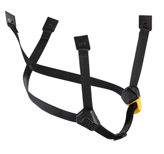 Petzl DUAL Chinstrap for Vertex® and Strato® Helmets – Yellow/Black (Extended)