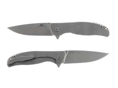 Black eagle wave full titanium flipper