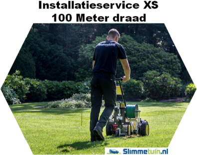 Installatie* aanleg robotmaaier tot 100m