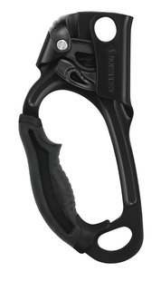 Petzl ASCENSION – Lijnklem met Handvat Links (Zwart)