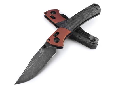 Benchmade Mini Crooked River – Compact Vouwmes met MagnaCut-Lemmet en Micarta Handgreep