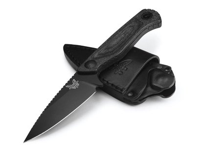 Benchmade Dacian Black – Vast Mes met MagnaCut Lemmet en Micarta Handgreep