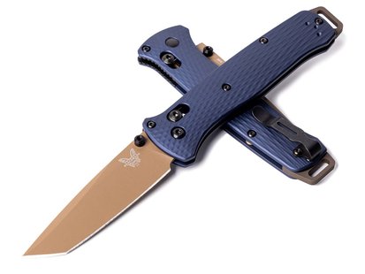 Benchmade bailout aluminium tanto crater