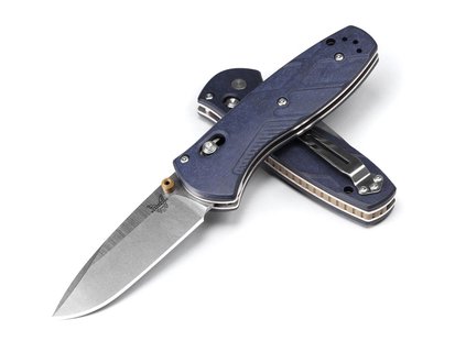 Benchmade mini-barrage assist blue canyo