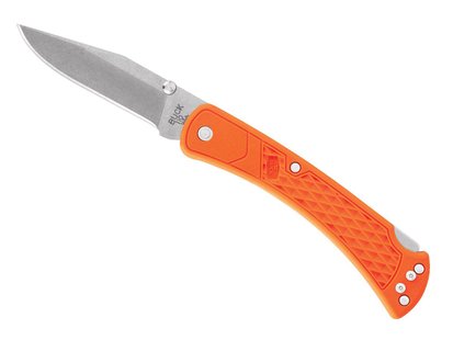 Buck 110 slim edc folding hunter oranje