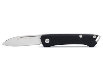 Buck saunter black drop point pe