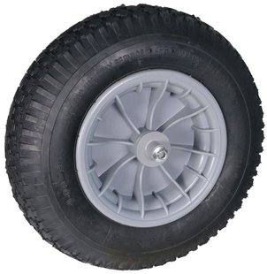 Kruiwagenwiel 400x8 pvc kogellager 13cm