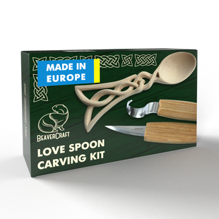 BeaverCraft Love Spoon Carving Hobby Kit DIY04 houtsnijset