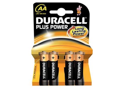 Duracell plus power aa batterijen