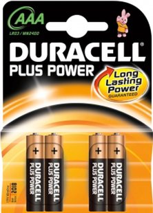 Duracell plus power aaa batterijen