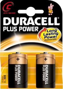 Duracell plus power c batterijen