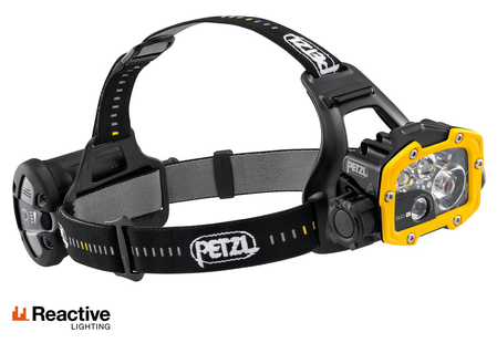 Petzl DUO RL Headlamp Black/Yellow - IP67 &amp; 2800 Lumen