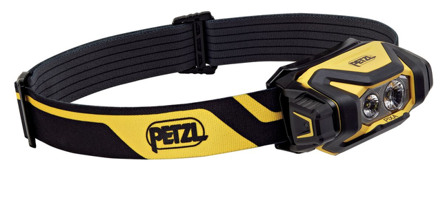 Petzl PIXA® Headlamp Black/Yellow - IP68 &amp; 450 Lumen