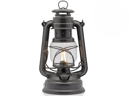 Feuerhand LED Stormlamp 276 Metallic Grijs