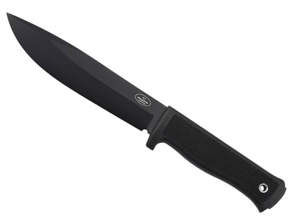 Fällkniven armysurvival knife black, lea