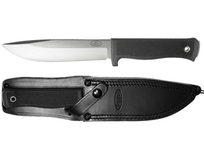 Fällkniven army survival knife, leather