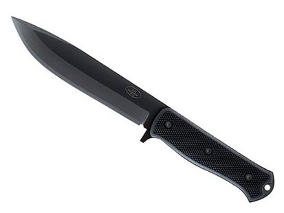 Fällkniven survival knife black blade zy
