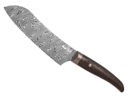 Due cigni coquus santoku damascus