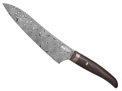 Due cigni coquus chef knife damascus
