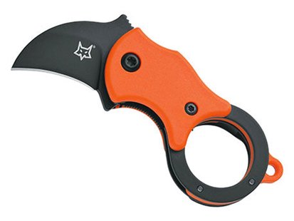 Fox mini-ka folding orange w/ black blad