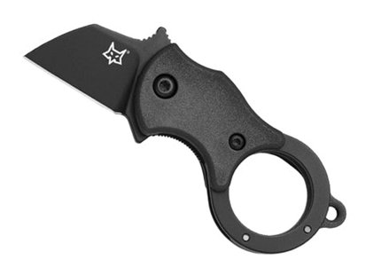 Fox mini-ta folding black w/ black blade