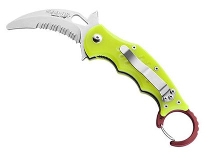 Fox mini karambit rescue yellow